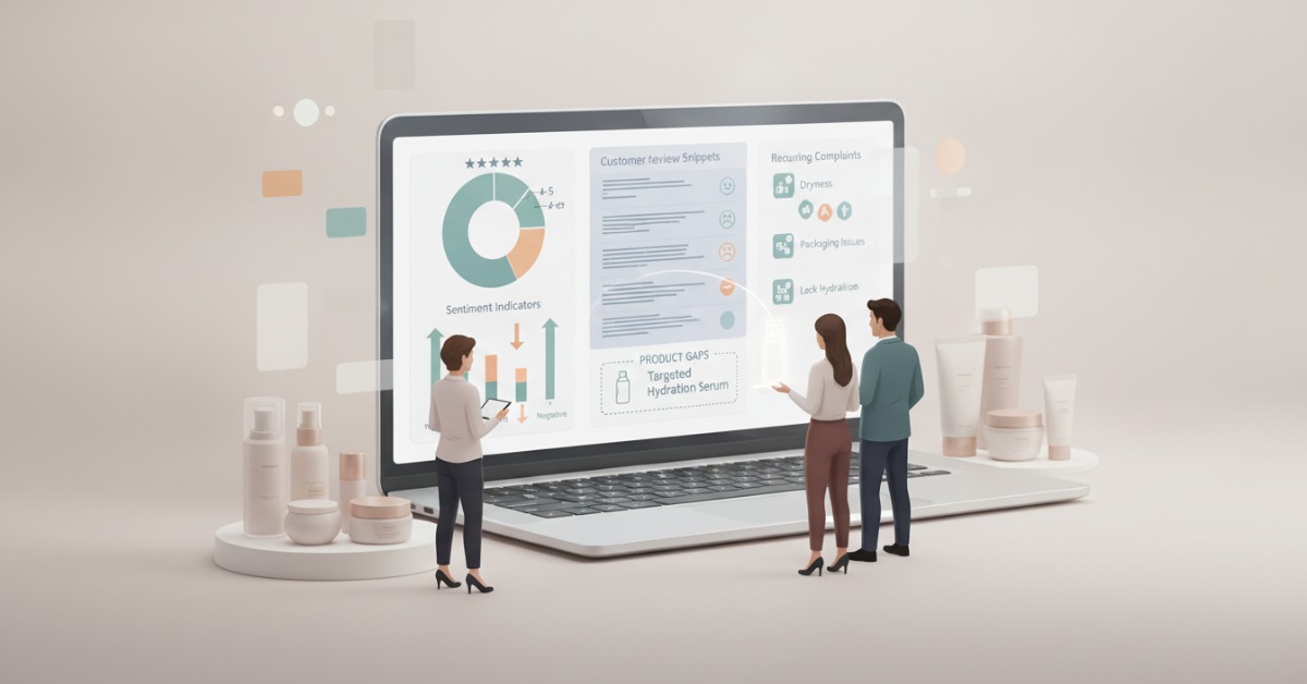 How Beauty Brands Can Find Product Gaps Using Customer Reviews