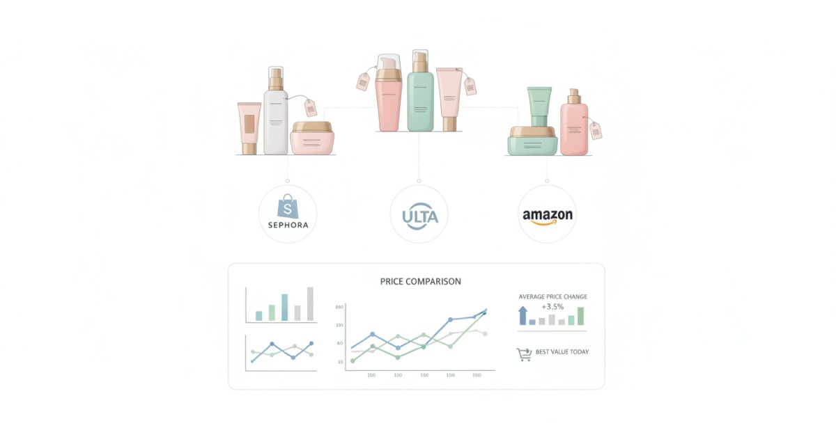 How To Monitor Beauty Product Prices Across Sephora, Ulta, And Amazon