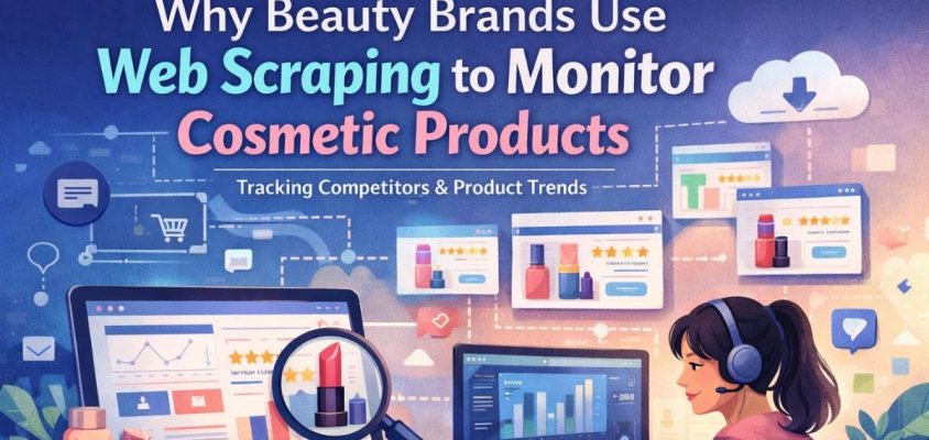 Cosmetic product web scraping