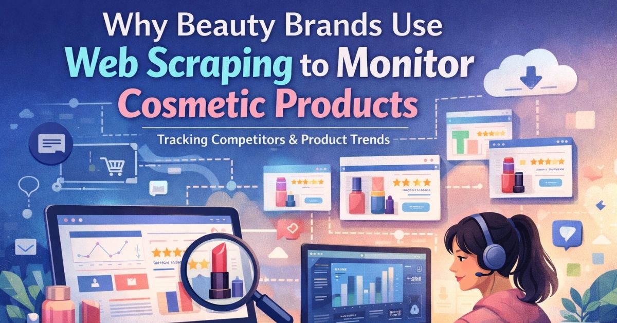 Cosmetic product web scraping